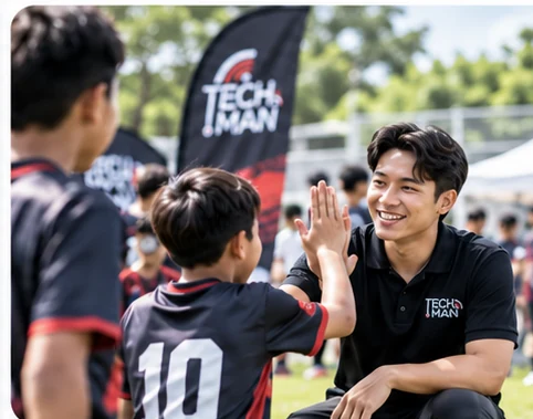 Techman supporting youth community and sports activities