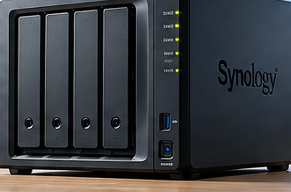 Synology NAS file storage and business data backup — individual product visual